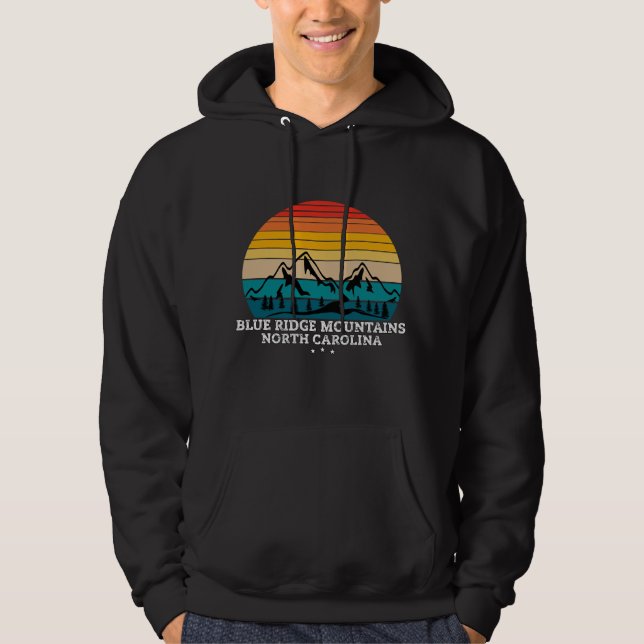 BLUE RIDGE MOUNTAINS NORTH CAROLINA HOODIE (Front)