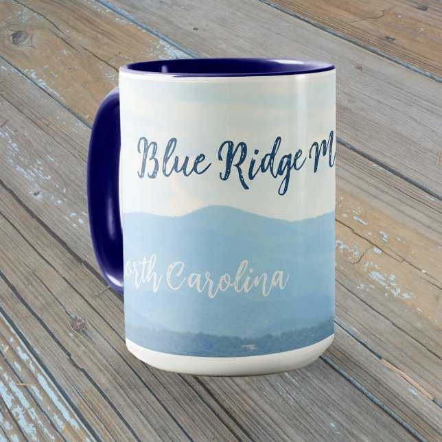 Blue Ridge Mountains Photographic Customisable Mug (Creator Uploaded)