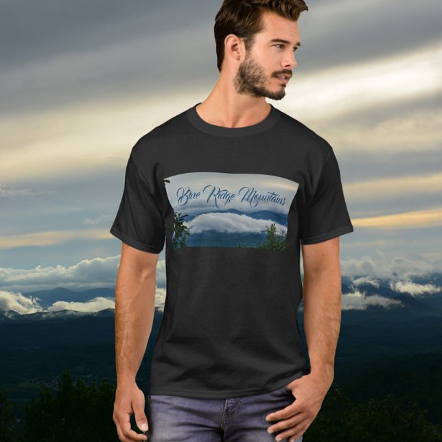 Blue Ridge Mountains Photographic T-Shirt (Creator Uploaded)