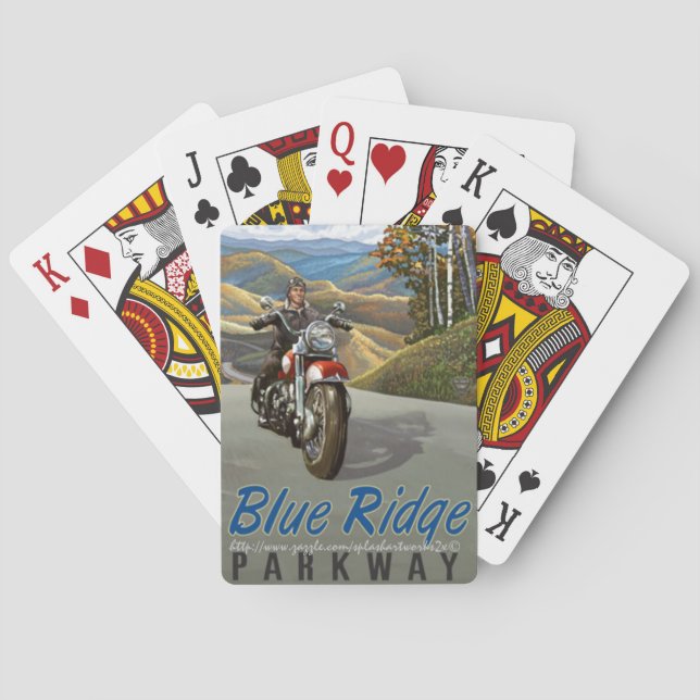 "Blue Ridge Mountains" Playing Cards (Back)