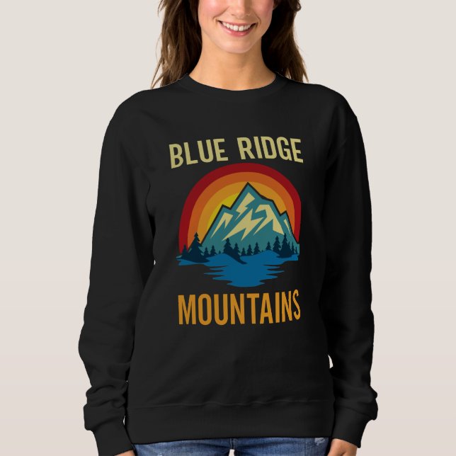 Blue Ridge Mountains Sunset Sweatshirt (Front)