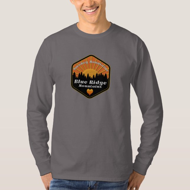 Blue Ridge Mountains    T-Shirt (Front)