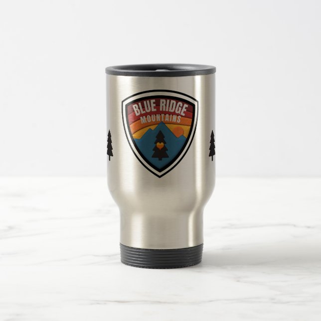 Blue Ridge Mountains  Travel Mug (Center)