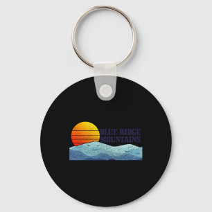 Blue Ridge Mountains Vintage Mountains Usa America Key Ring
