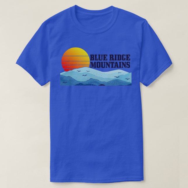 Blue Ridge Mountains Vintage Vintage T-Shirt (Design Front)