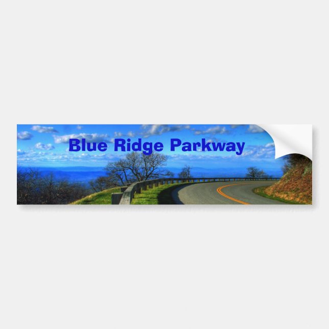 Blue Ridge Parkway Bumper Sticker (Front)