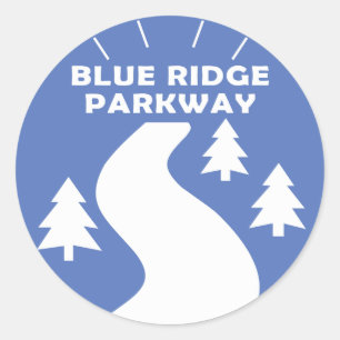 Blue Ridge Parkway Classic Round Sticker
