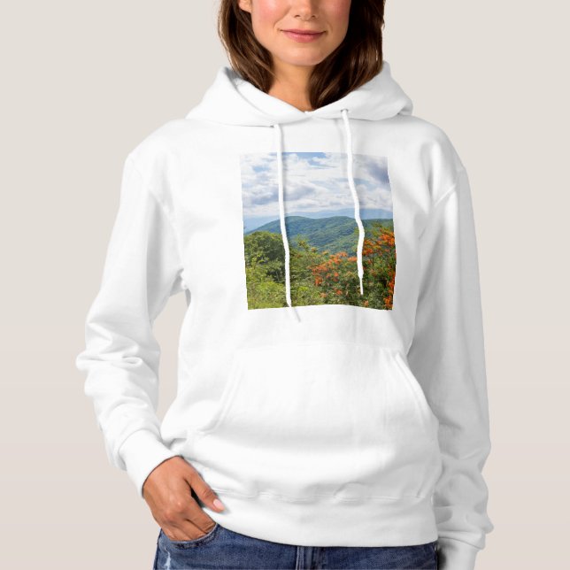 Blue Ridge Parkway - Mountains and Flowers Hoodie (Front)