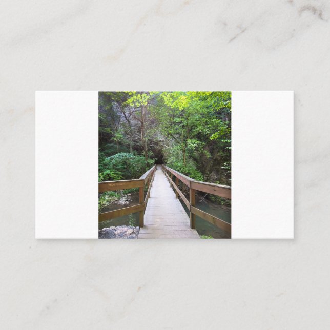 Blue Ridge Parkway - Natural Bridge 2 Business Card (Front)
