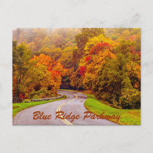 blue ridge parkway postcard
