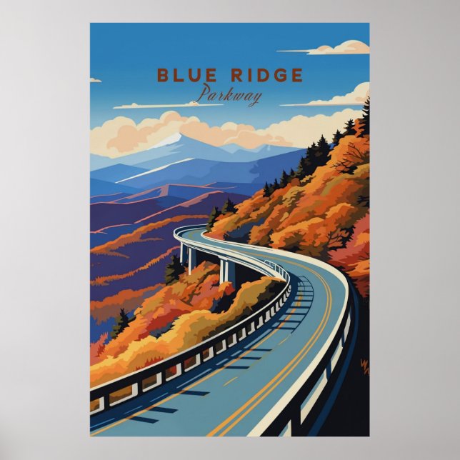Blue Ridge Parkway Poster (Front)