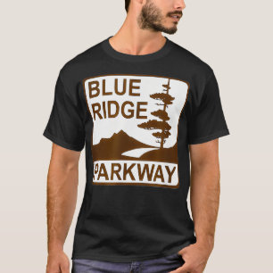 Blue Ridge Parkway Road Sign  T-Shirt