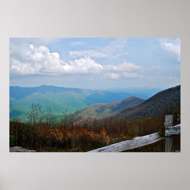 Blue Ridge Parkway Scene 1 Poster (Front)