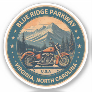 Blue Ridge Parkway Scenic Byway motorcycle trip