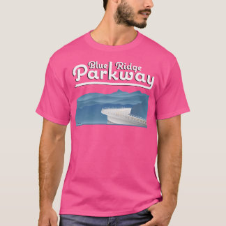 Blue Ridge Parkway Through The Appalachian Mountai T-Shirt