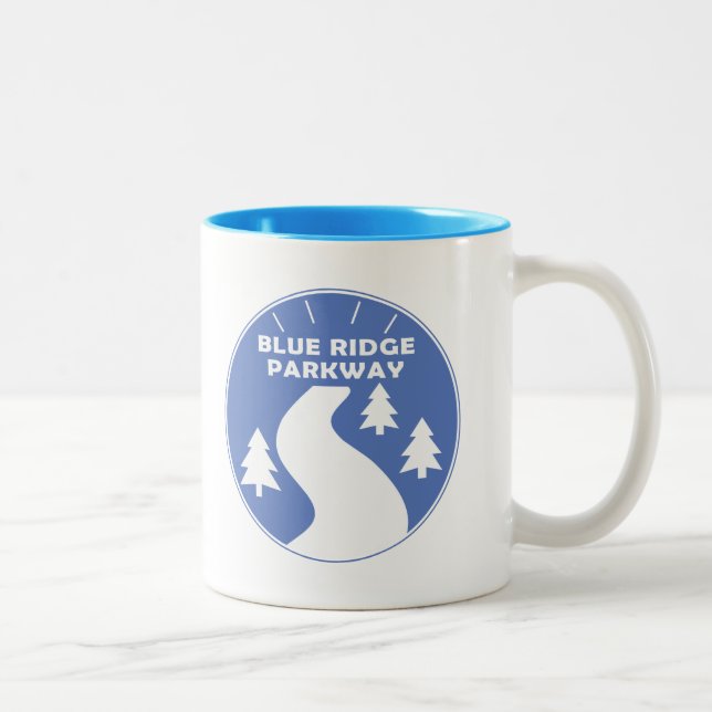 Blue Ridge Parkway Two-Tone Coffee Mug (Right)