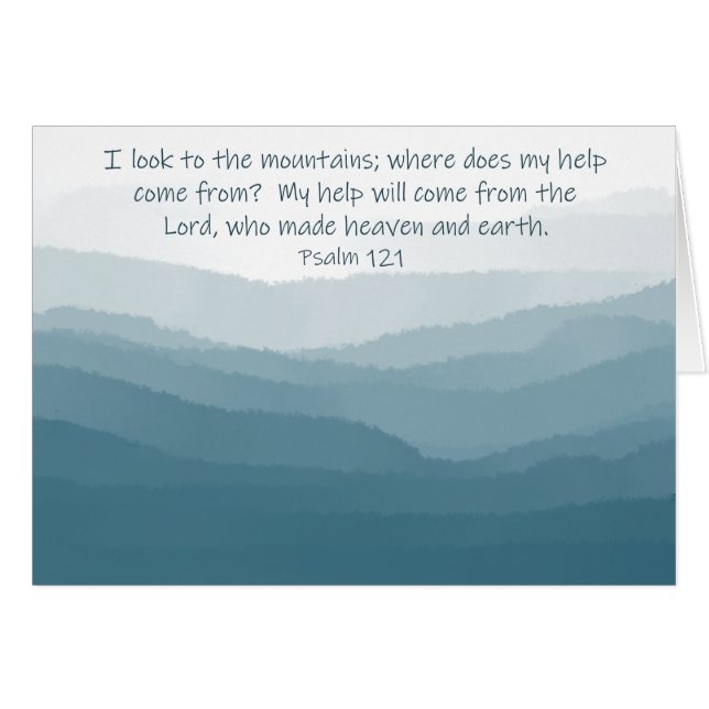 Blue Ridge Parkway where does my help come from? (Front Horizontal)