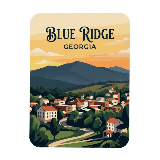 Blue Ridge USA Magnet (Vertical)