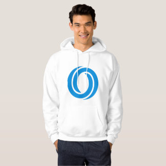 Blue Ring Simple Men's Hoodie