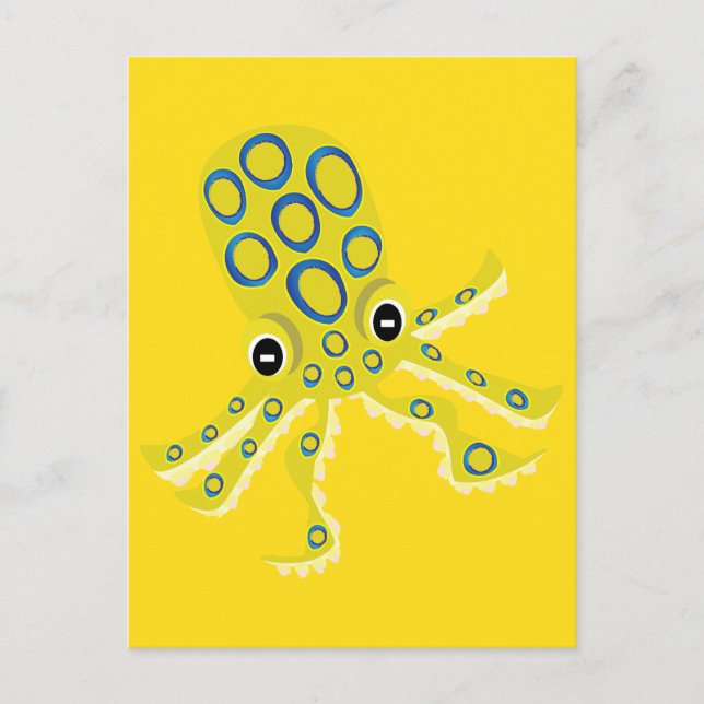 Blue_Ringed Octopus Postcard (Front)