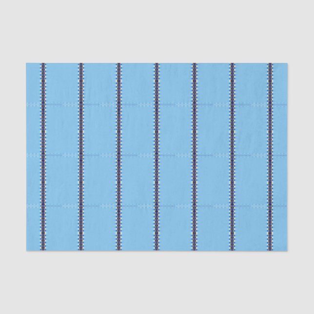 Blue Ripple Tissue Paper (Front)