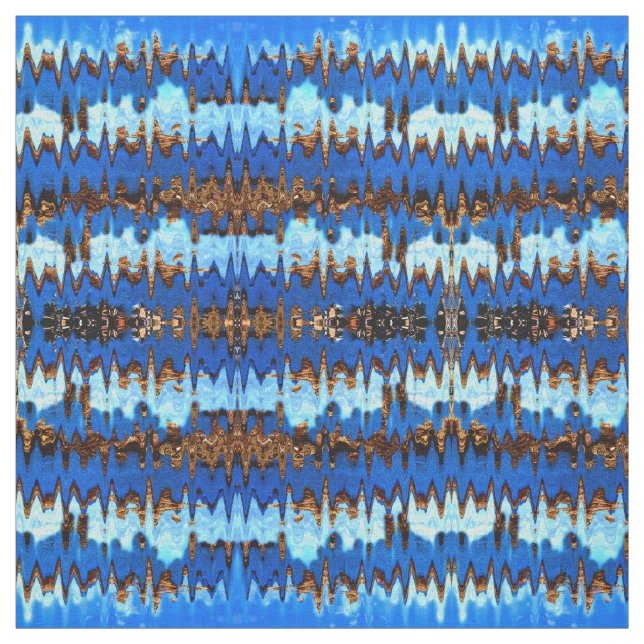 Blue ripples fabric (Swatch)