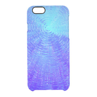 Blue Ripples Clear iPhone 6/6S Case