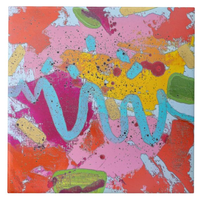 Blue River 6 x 6 Ceramic Tile (Front)