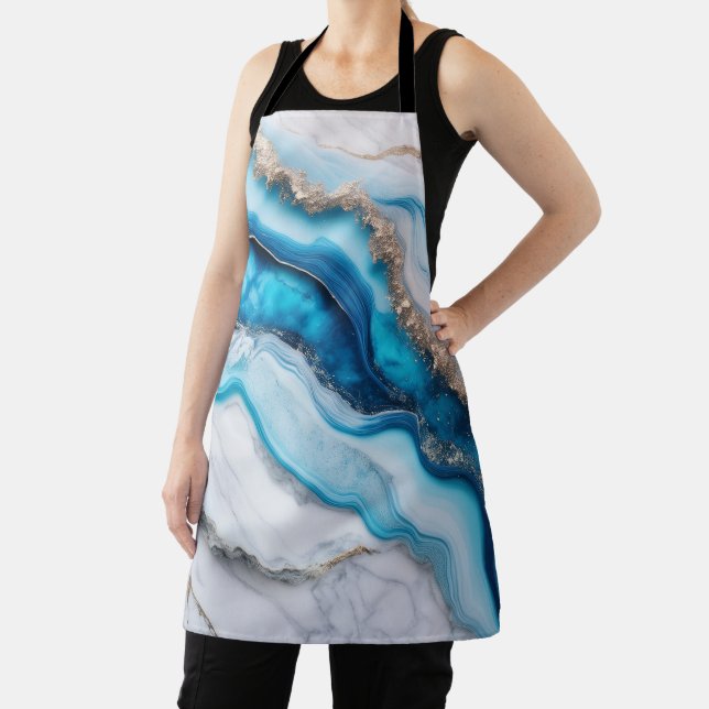 Blue River Marble Apron (Insitu)