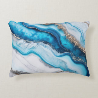 Blue River Marble Decorative Cushion