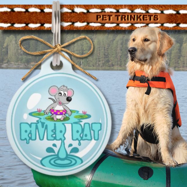 Blue River Rat Pet Tag (Creator Uploaded)