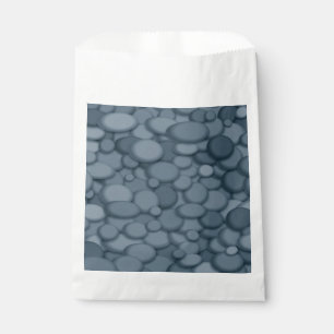 Blue River Rock Pebbles Art Favour Bags