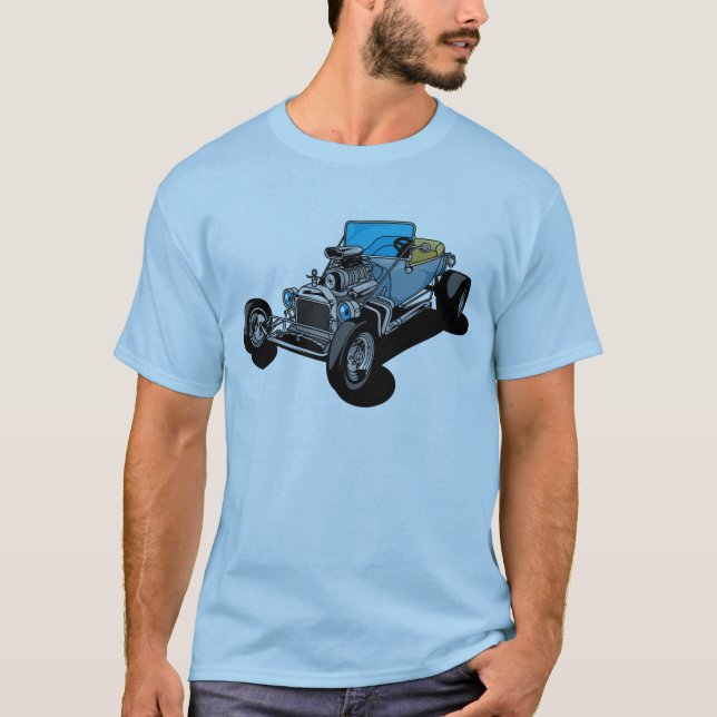Blue Roadster T-Shirt (Front)
