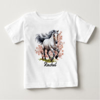 Blue Roan Running Wild Horse