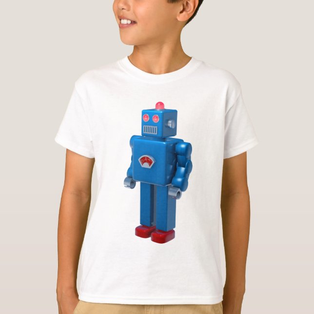 Blue Robot T-Shirt (Front)