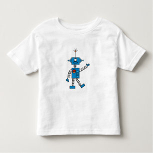 Blue Robot Toddler T-Shirt