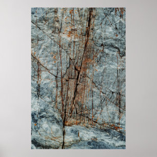 Blue rock poster