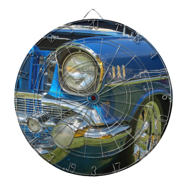 Blue Rod Dart Board (Front)