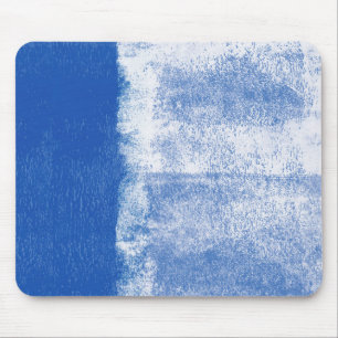 Blue rolled paint mouse pad