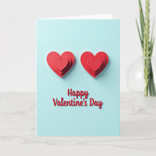 Blue Romantic Love Card