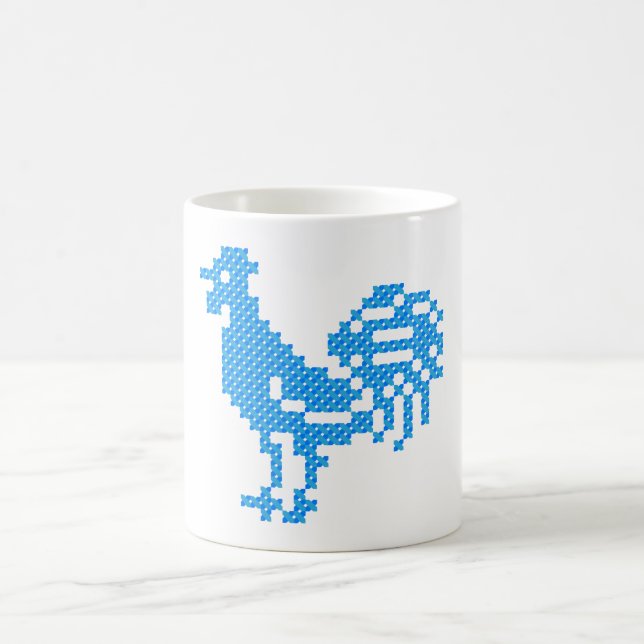Blue Rooster Coffee Mug (Center)