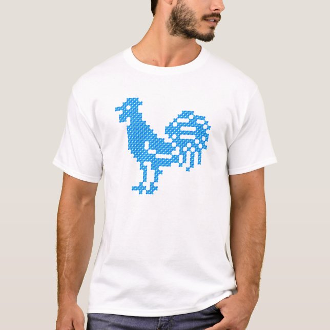 Blue Rooster T-Shirt (Front)