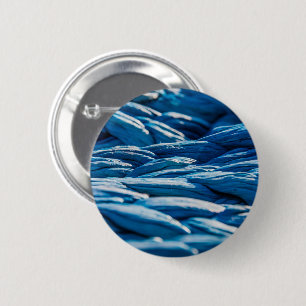 Blue Rope 6 Cm Round Badge