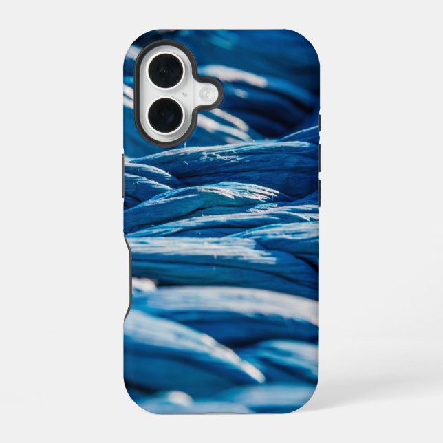 Blue Rope iPhone 16 Case (Back)