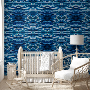 Blue ropes large wallpaper