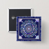 blue rosace