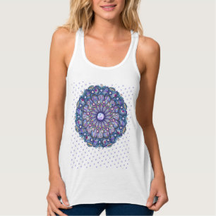 Blue Rosace Singlet