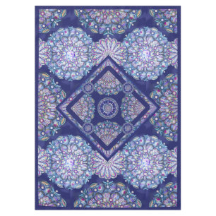 Blue Rosace Tablecloth