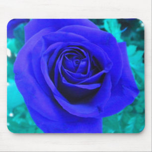 Blue Rose2 mouse pad