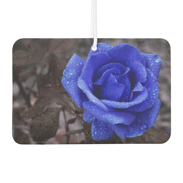 Blue Rose Air Freshener (Front)